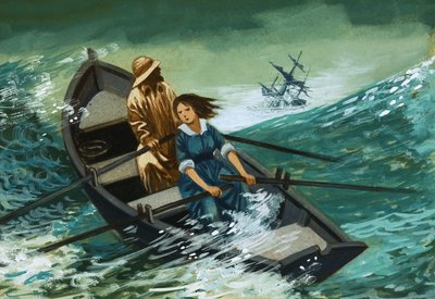 Women of Courage: The rowboat rescue. Grace Darling by Peter Jackson